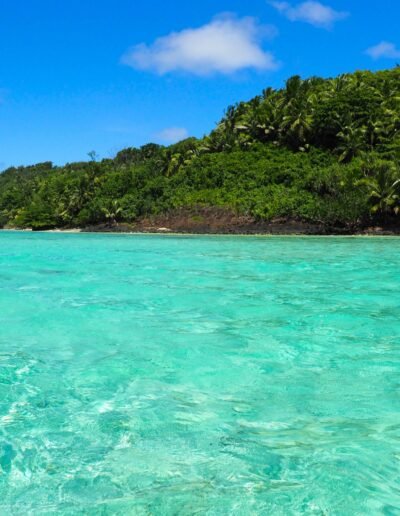 Lagon bleu Sainte Marie Madagascar